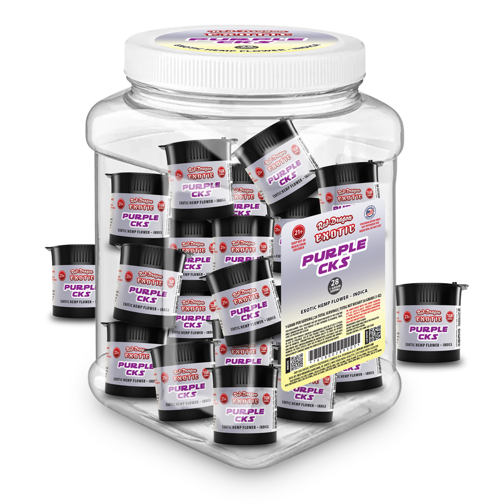 Exotic Hemp Purple Cks | 1G 28Ct image 0